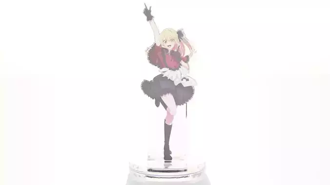 Acrylic Stand Ruby Hoshino B-Komachi - Oshi no Ko 3D print model