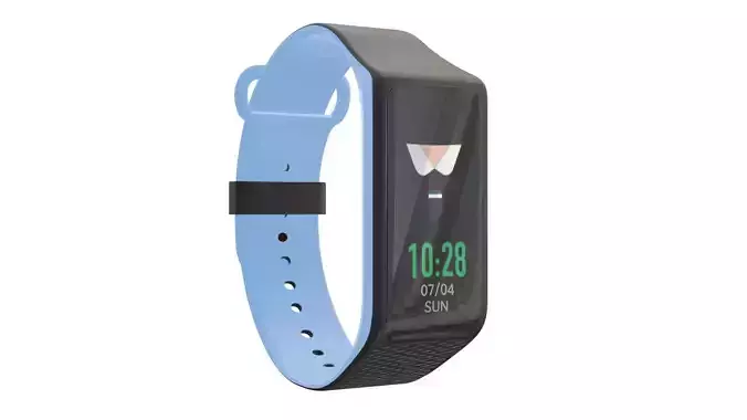 Titan Reflex Dual Toned Smart Band - Blue