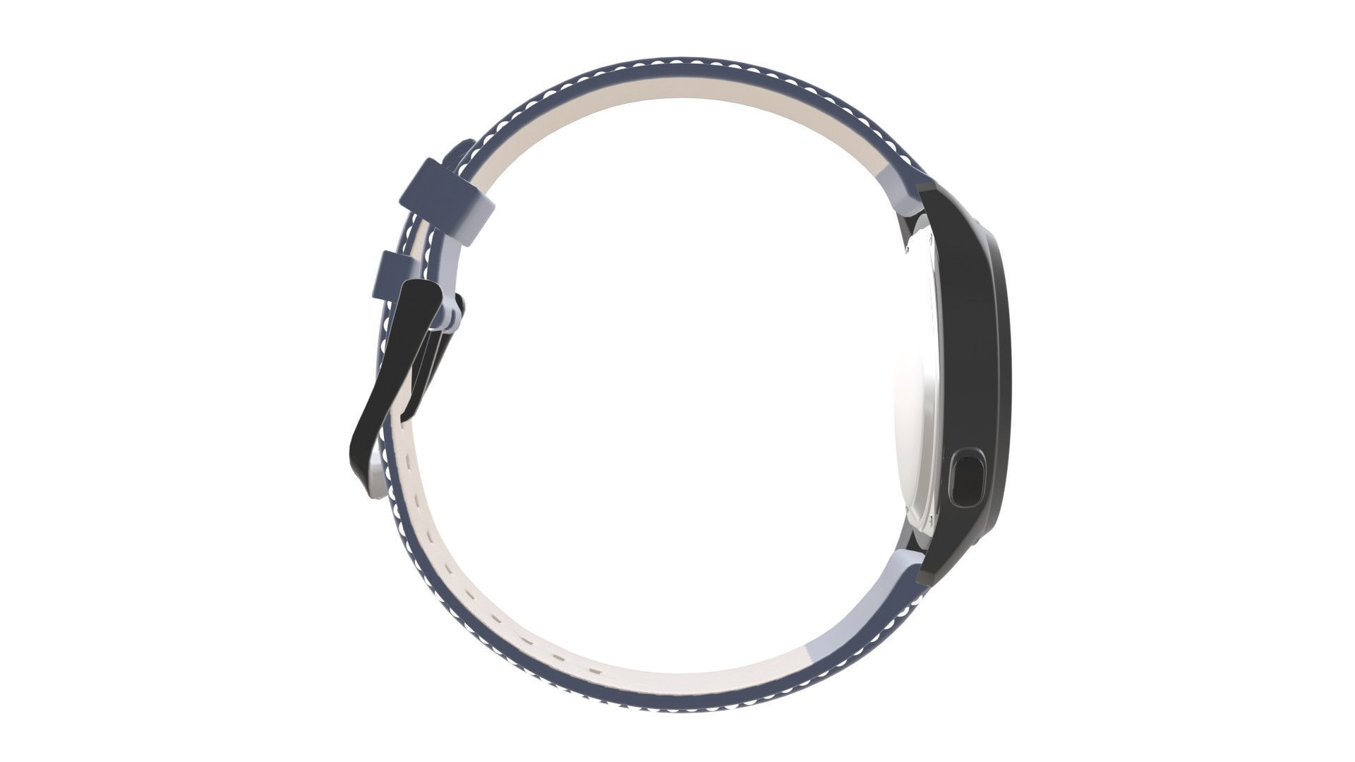 Titan Stride - Hybrid Smartwatch - Grey Low-poly 3D model_3