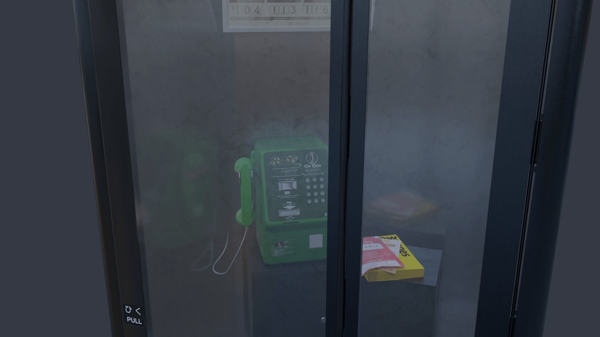 Payphone Booth 3D model_7