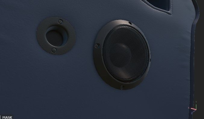 Xrocker Adrenaline Gaming chair  3D model_3