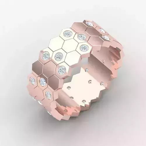 Hexagonal ring 03