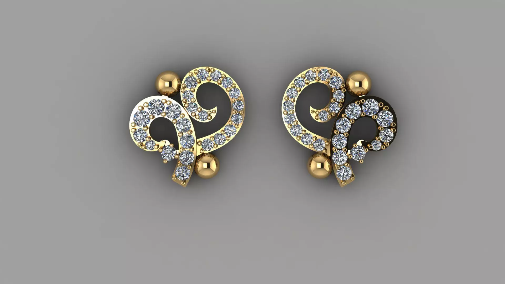 Fashion Earing Tops 3D model_0