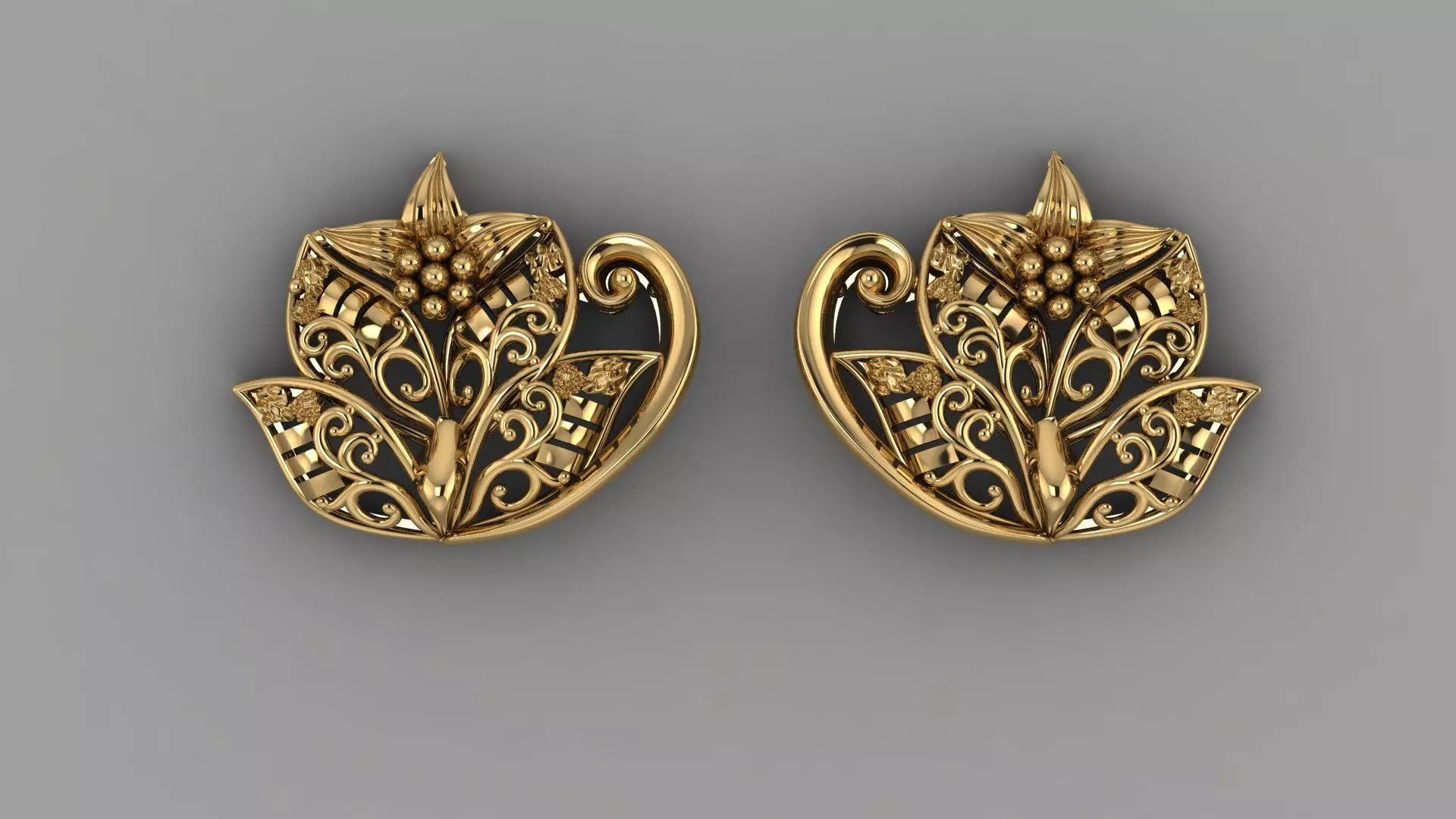 Fashion Earing Tops 3D model_0