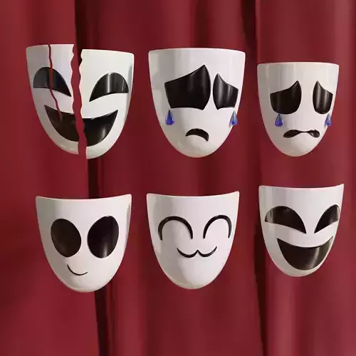 GANGLE COSPLAY MASK 3D print model GANGLE COSPLAY MASK 3D print model