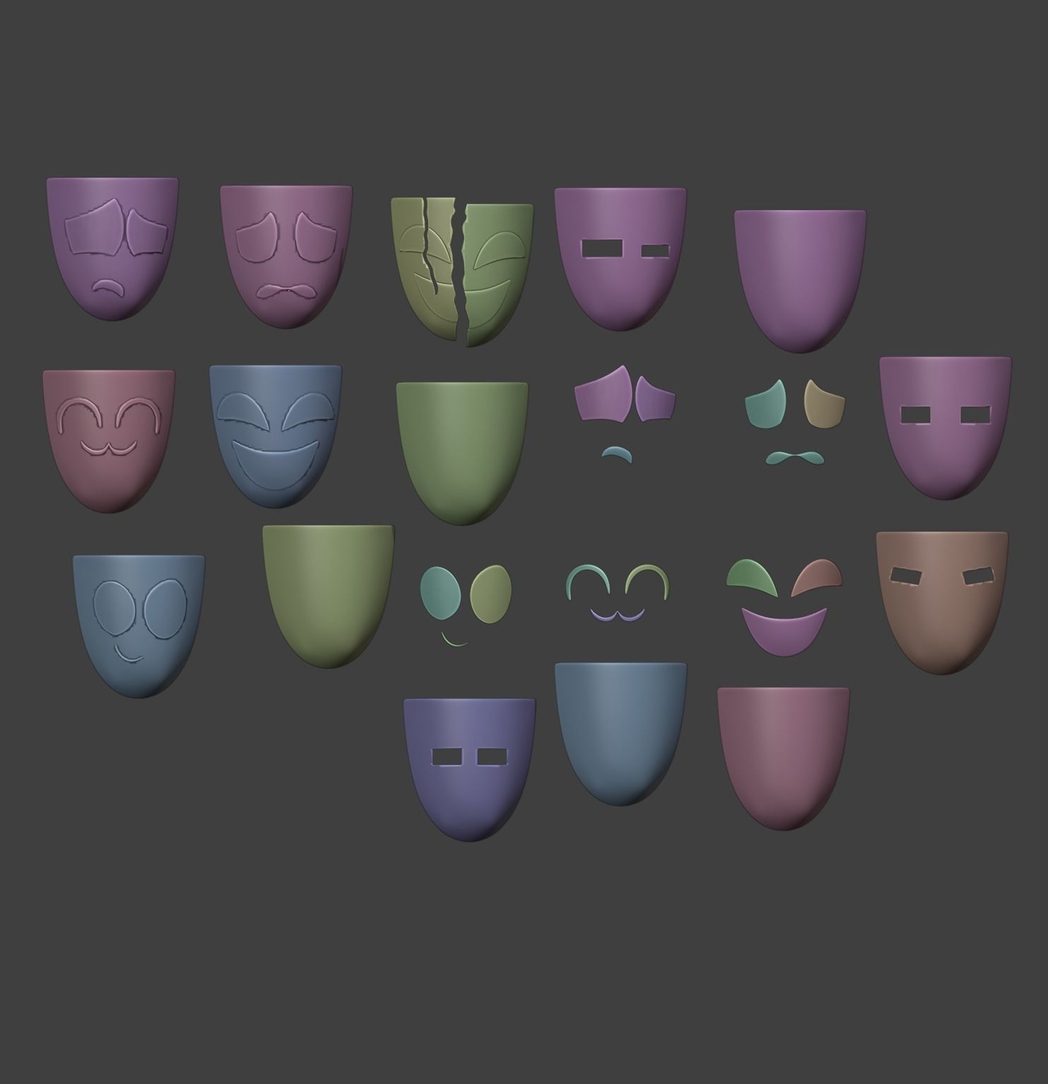 GANGLE COSPLAY MASK 3D print model_2