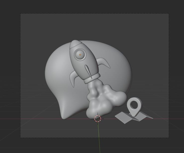 Business 3d Illustration  Icon Pack  3D model_22