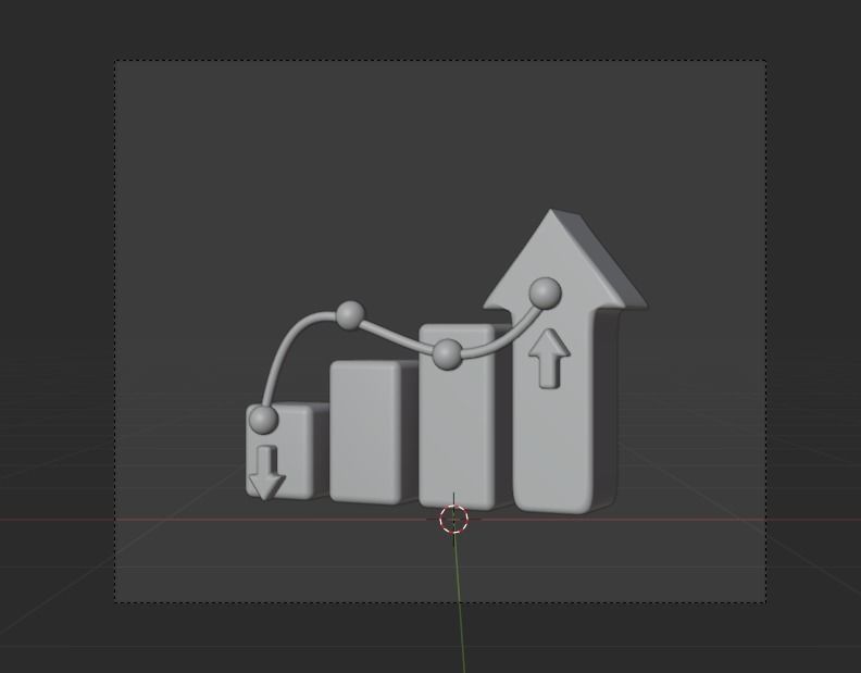 Business 3d Illustration  Icon Pack  3D model_10