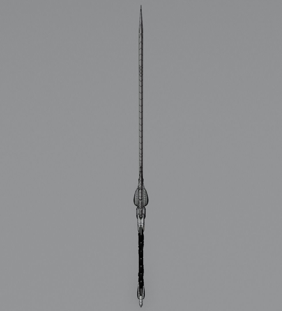 Fantasy blood sword 3D model Low-poly 3D model_13
