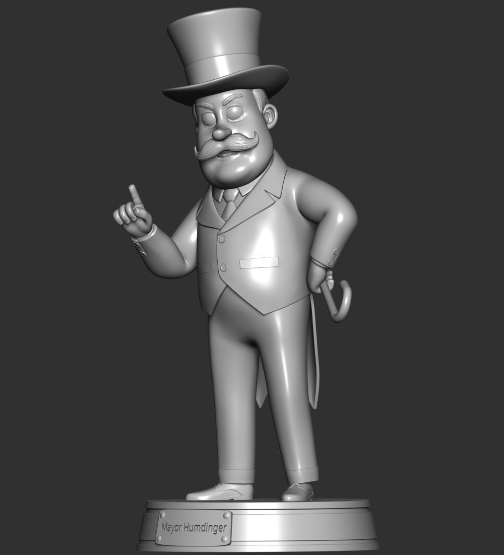 PAW Patrol - Mayor Humdinger 3D print model_10