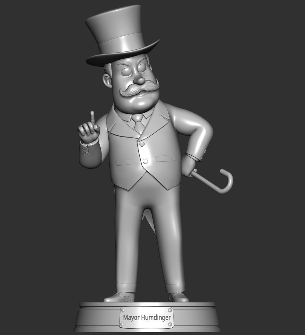 PAW Patrol - Mayor Humdinger 3D print model_4