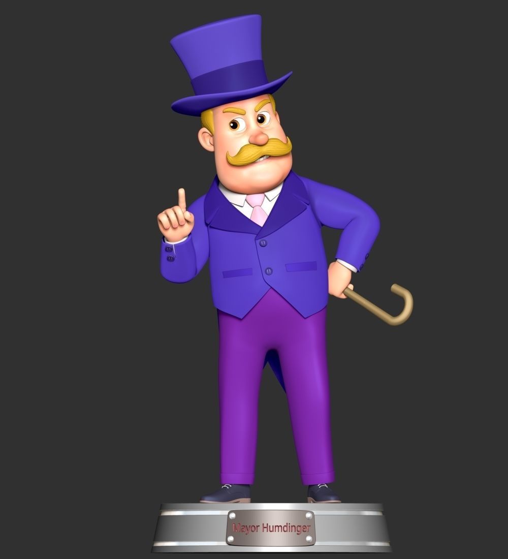PAW Patrol - Mayor Humdinger 3D print model_1