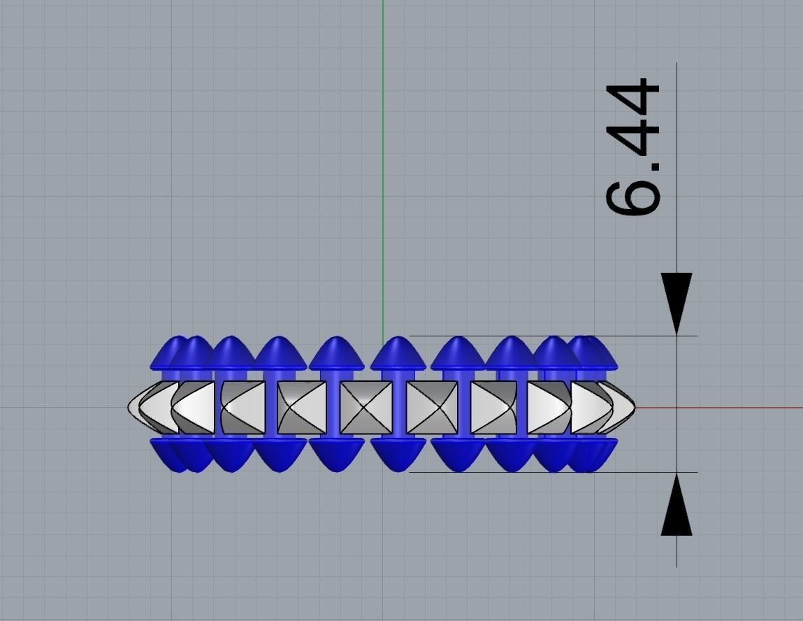 Earring Clash and lock 3D print model_1