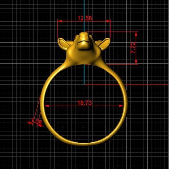 deer jewelry set - collection 01 3D print model_19