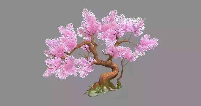A peach blossom tree - small - Cherry blossom trees - sakura