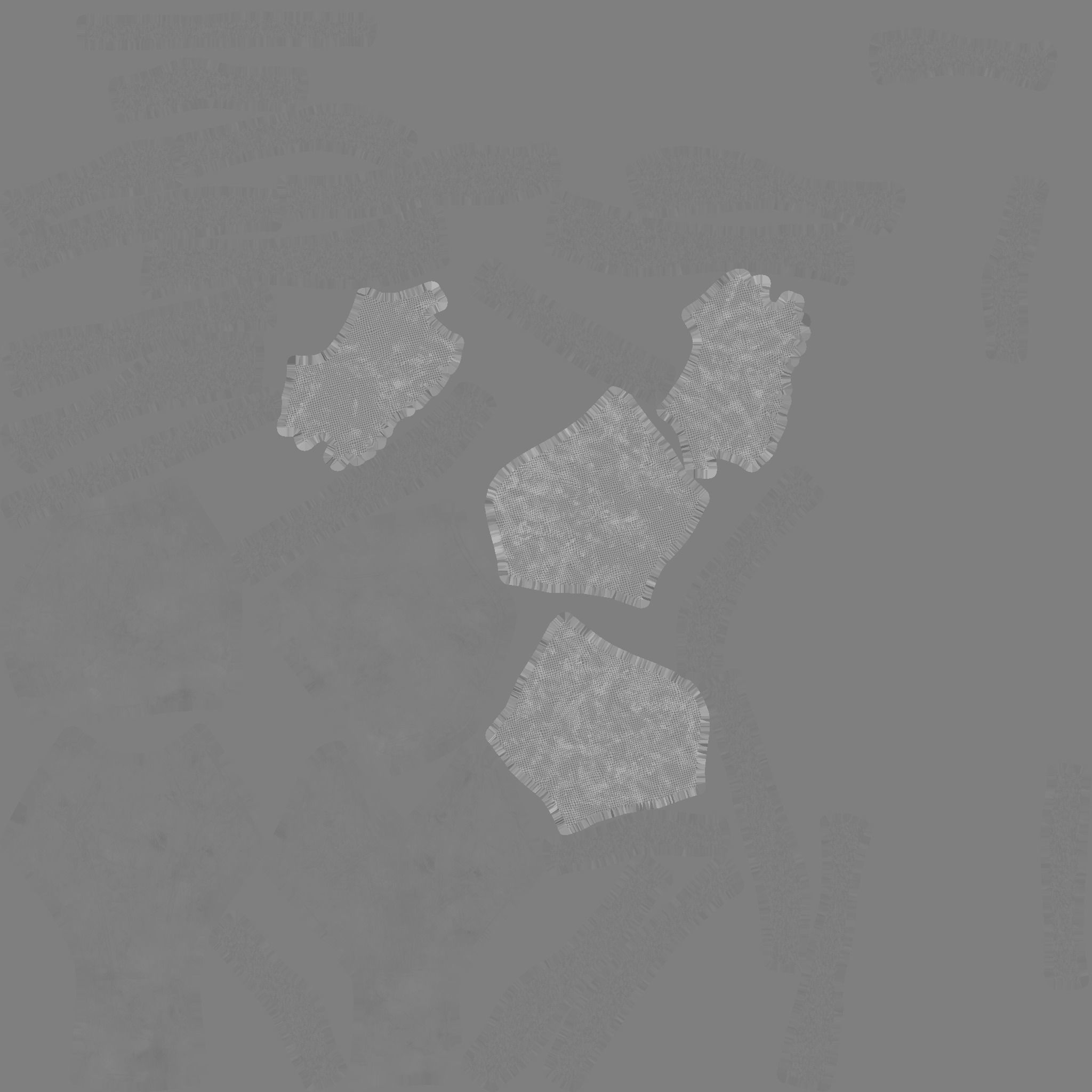 samurai game lowpoly Low-poly 3D model_23