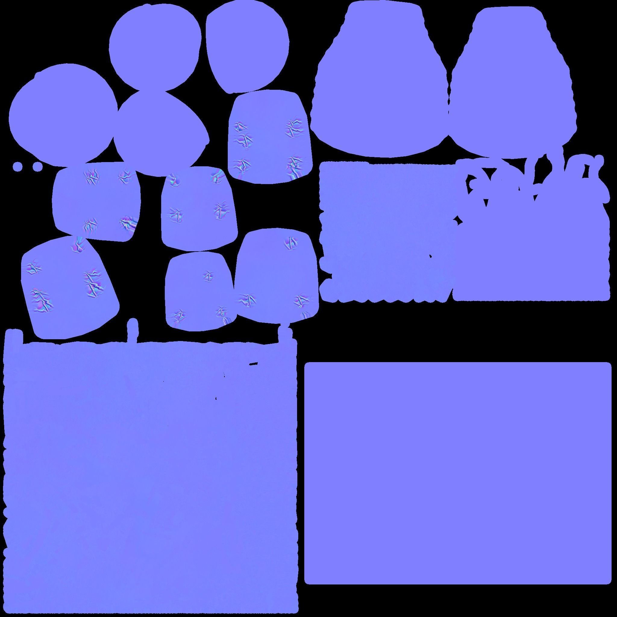 samurai game lowpoly Low-poly 3D model_20