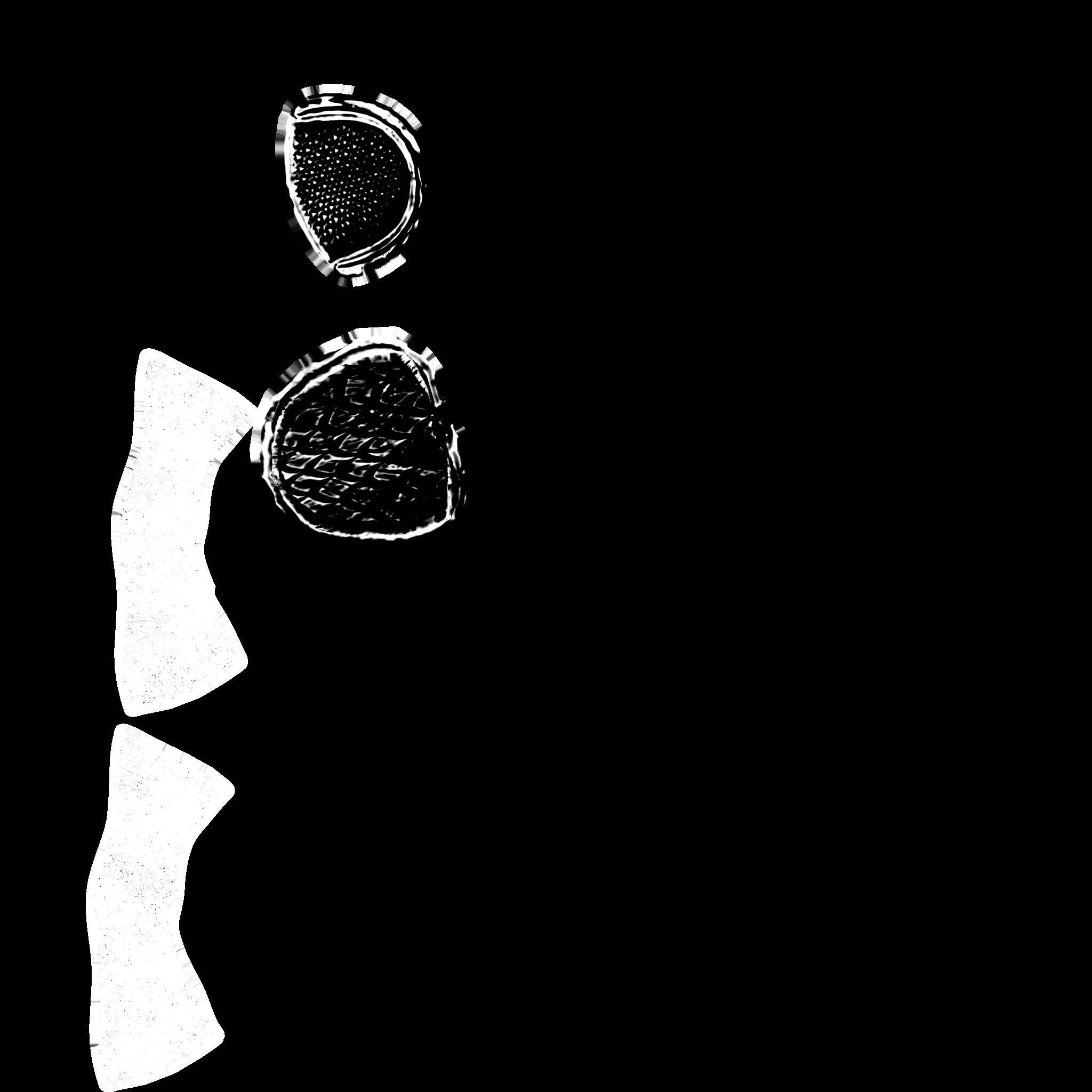 samurai game lowpoly Low-poly 3D model_5