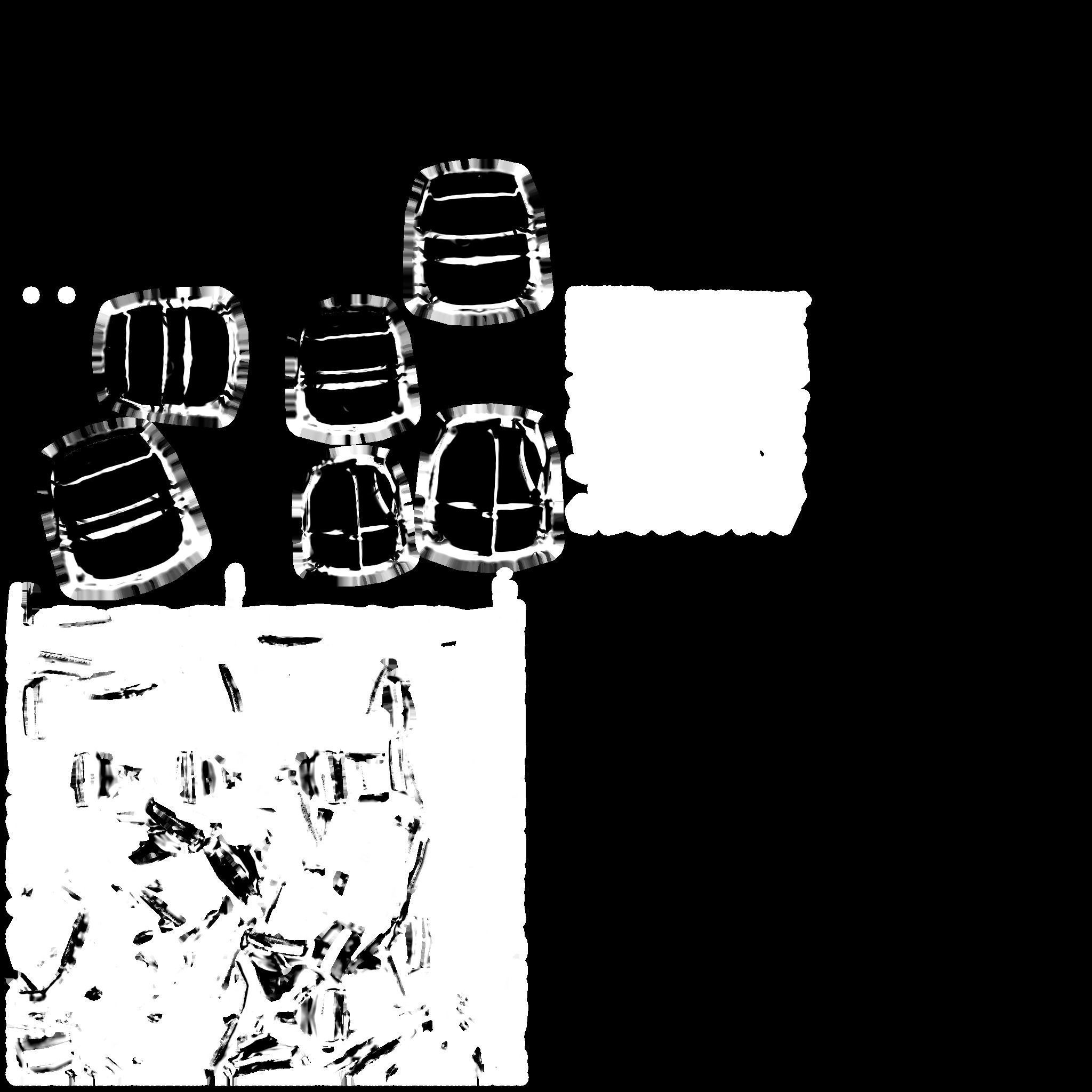 samurai game lowpoly Low-poly 3D model_18