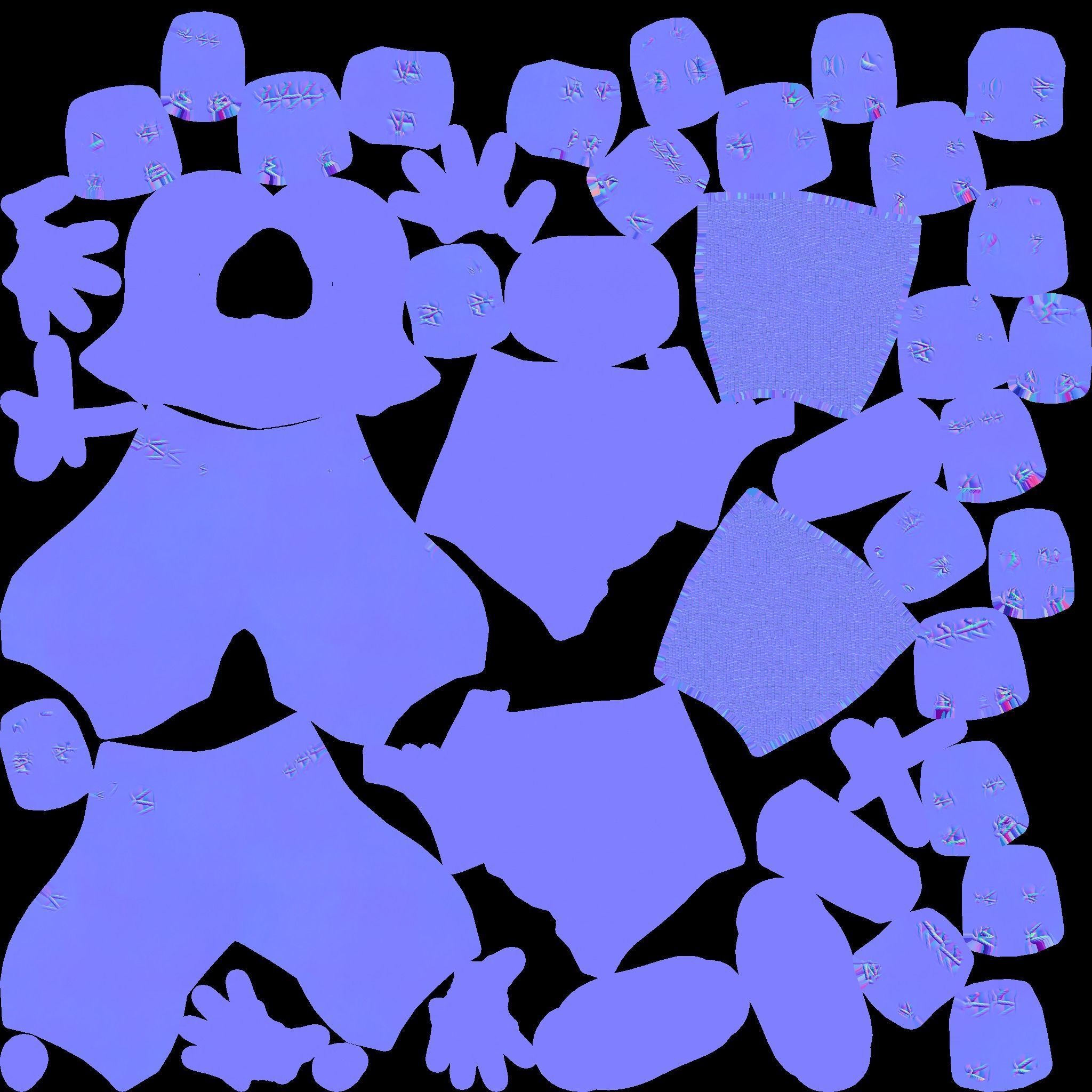 samurai game lowpoly Low-poly 3D model_14