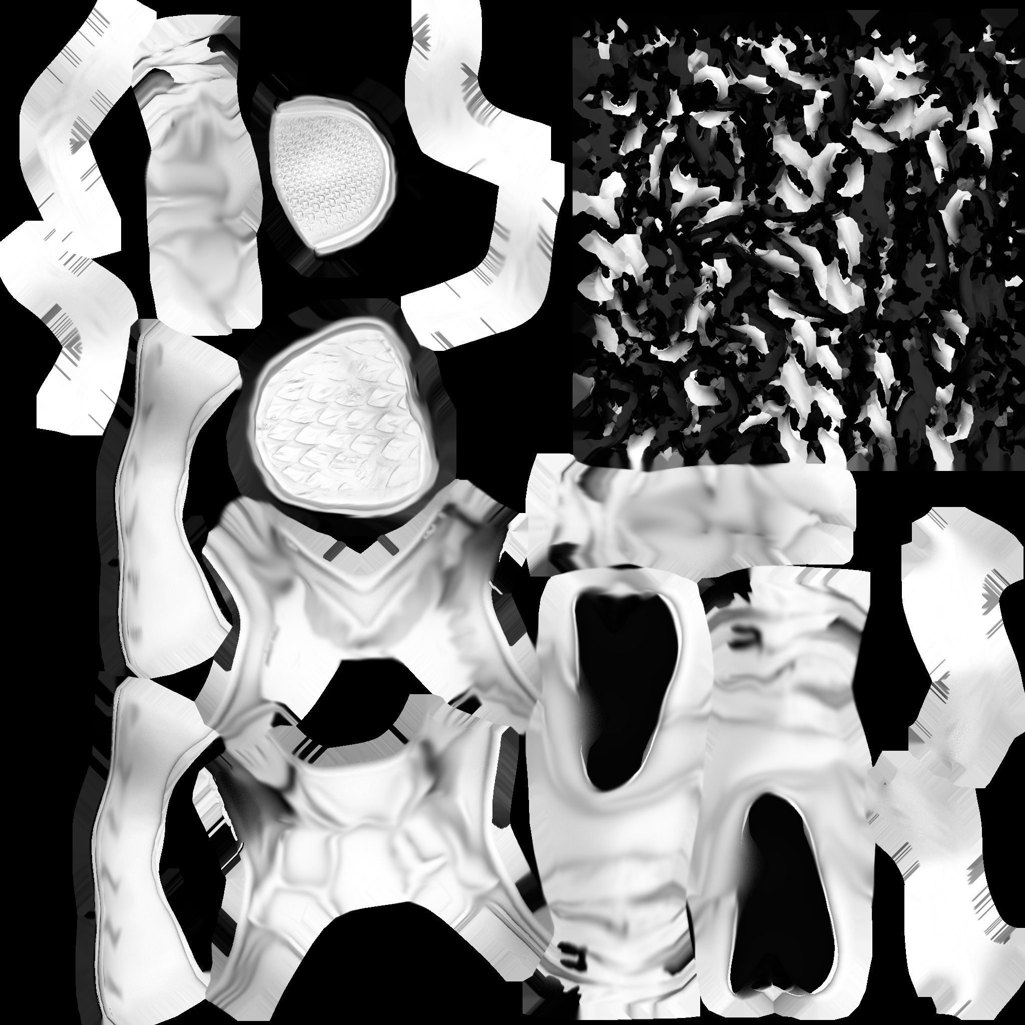 samurai game lowpoly Low-poly 3D model_6