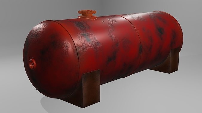 Low Poly Game-Ready LGP Tank Free low-poly 3D model