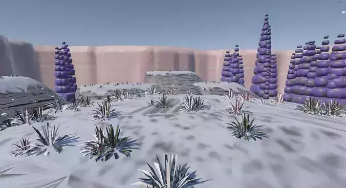 Alien Snow worlds Nature Landscapes