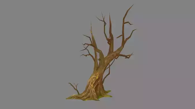 A dead tree - decayed tree - withered tree