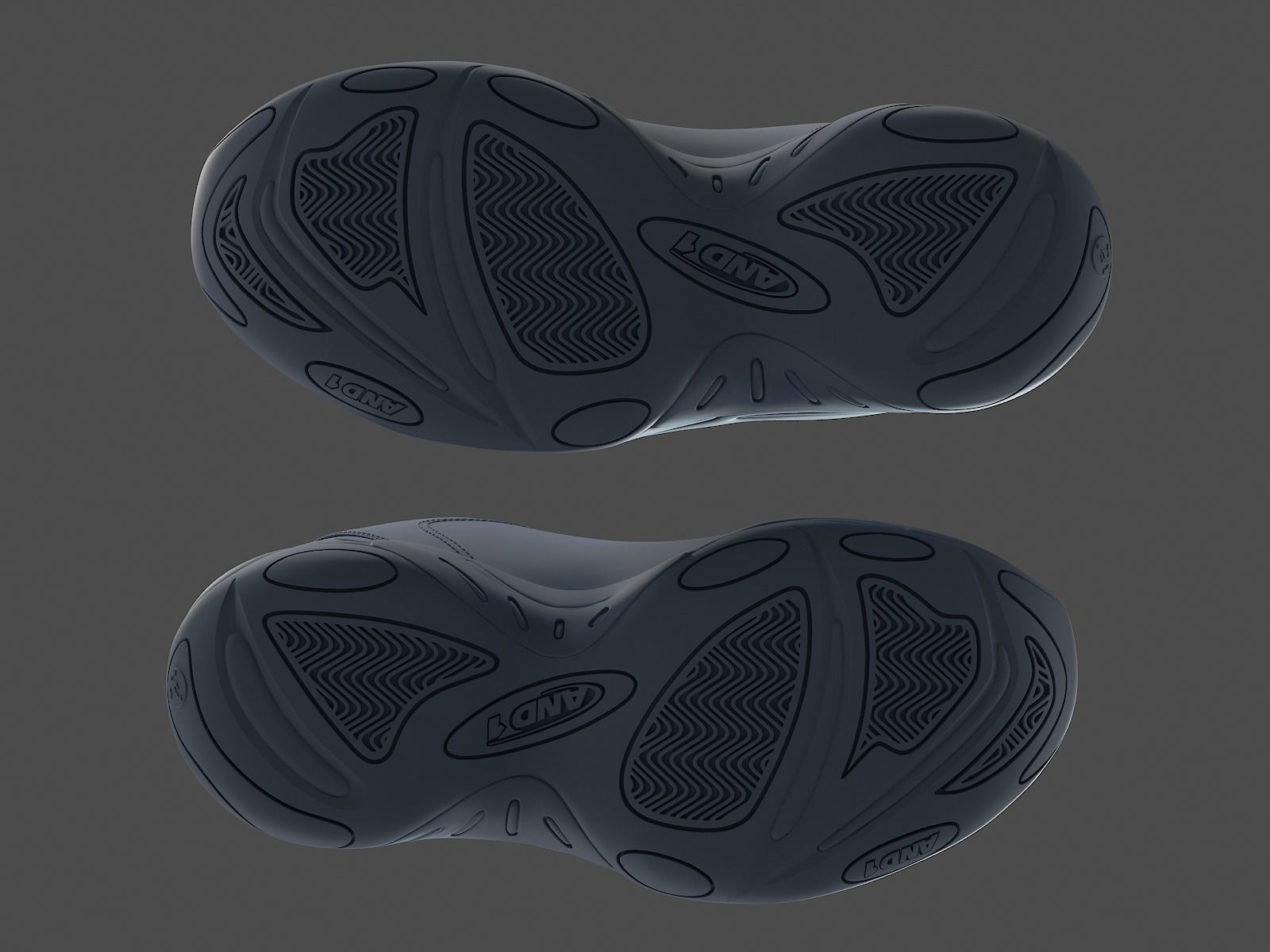 AND1 Tai-Chi sneaker-3d printable 3D print model_5