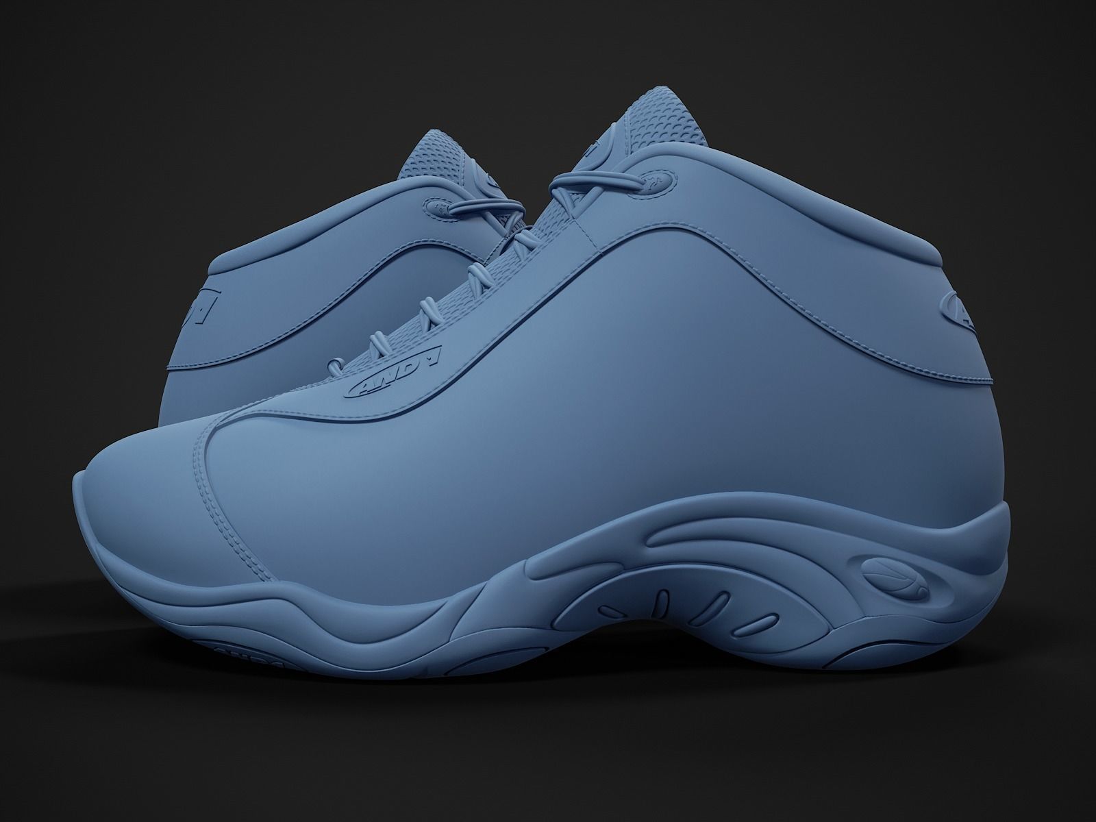 AND1 Tai-Chi sneaker-3d printable 3D print model_1