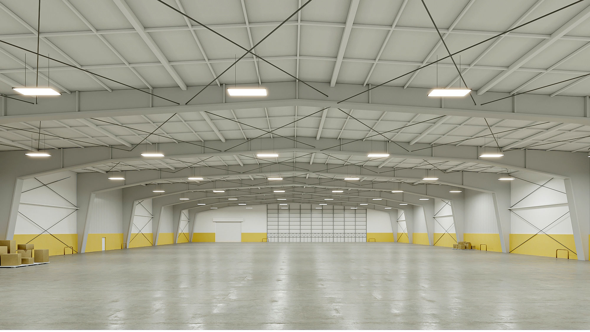 5 low poly interior warehouse Vol 3 3D Model Collection_3