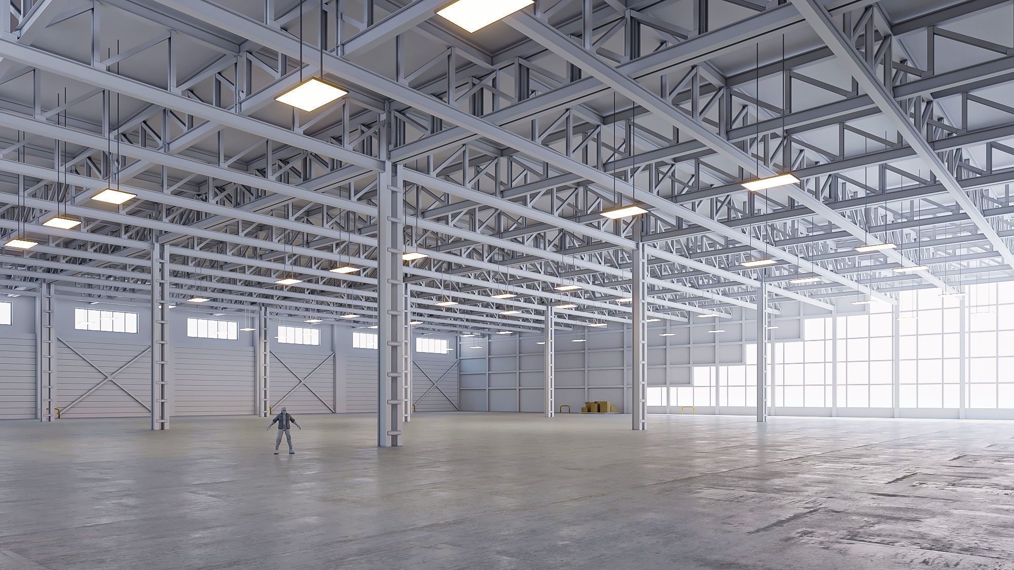 5 low poly interior warehouse Vol 3 3D Model Collection_14