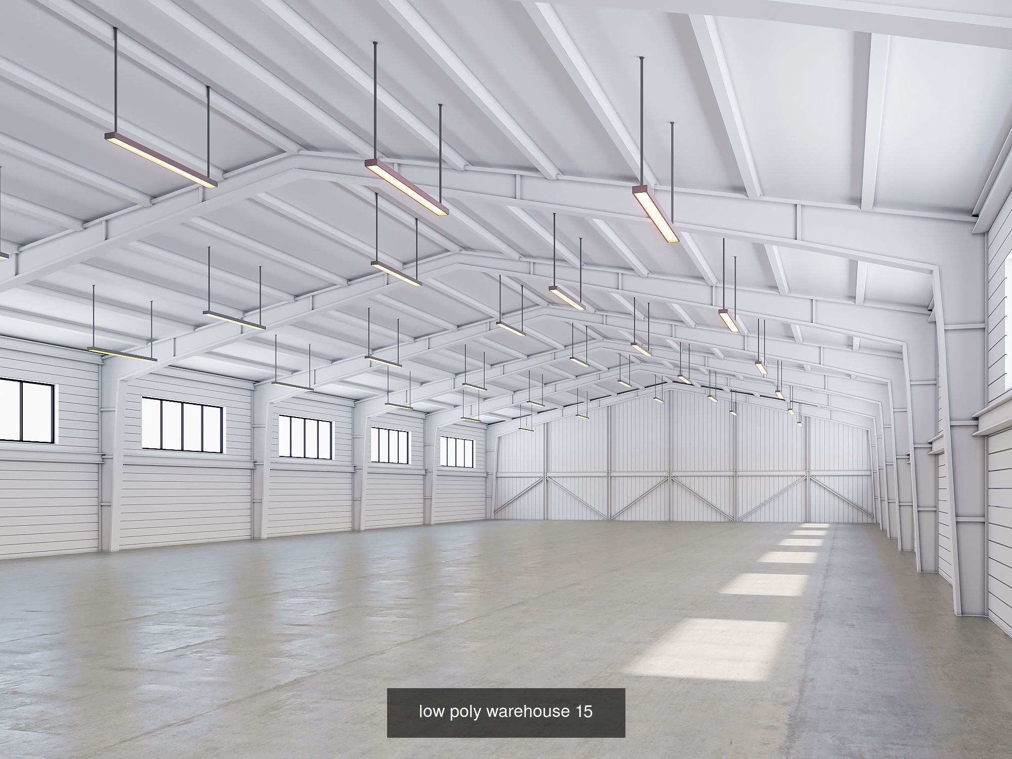 5 low poly interior warehouse Vol 3 3D Model Collection_27