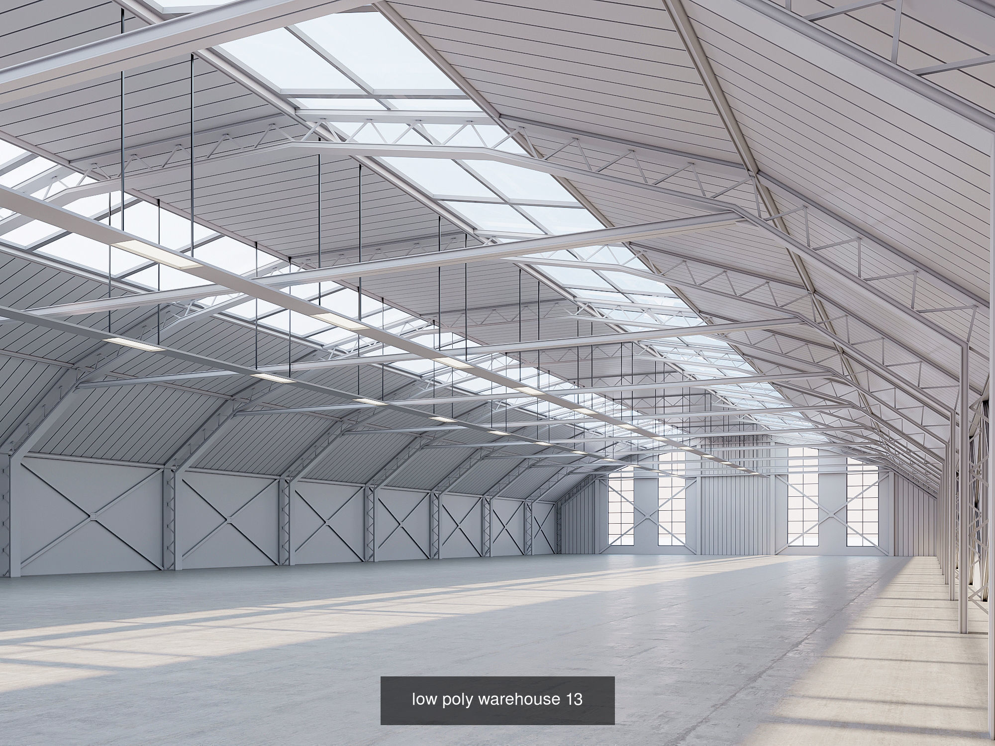 5 low poly interior warehouse Vol 3 3D Model Collection_22