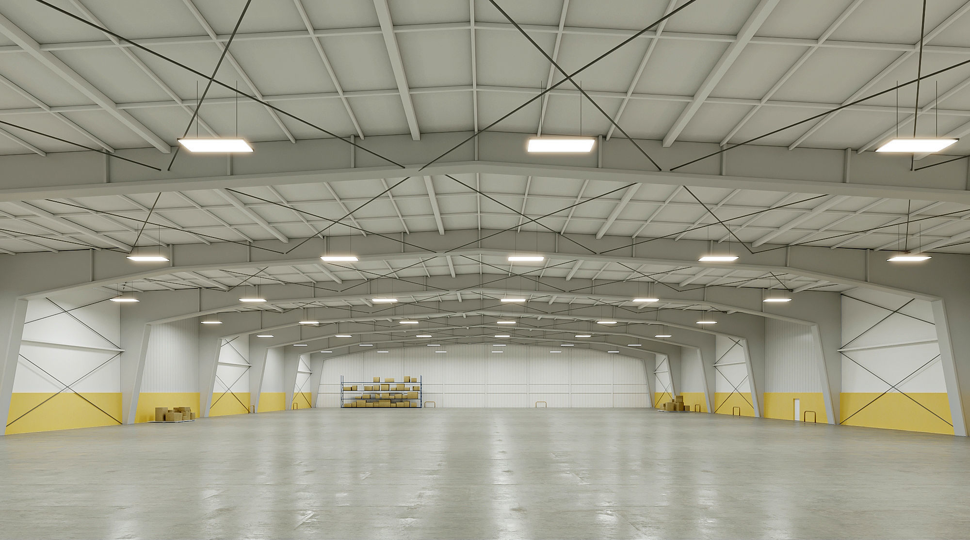 5 low poly interior warehouse Vol 3 3D Model Collection_6