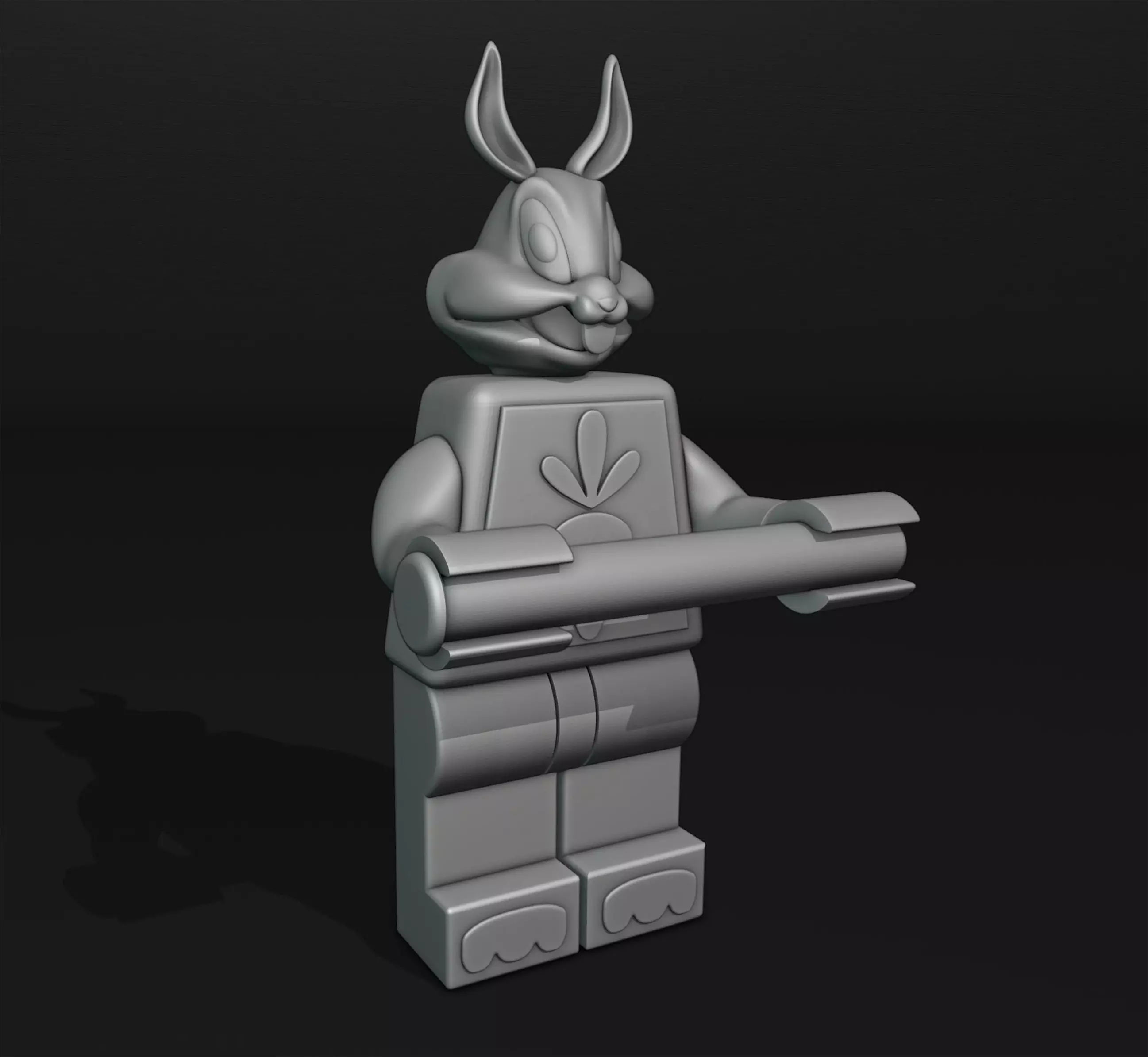 Bugs Bunny Toilet Paper Holder 3D print model