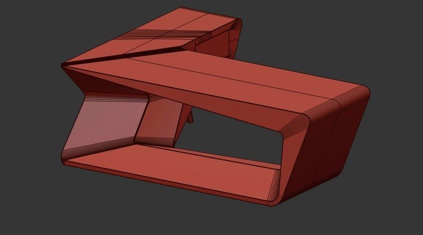 EXECUTIVE DESK F9 3D model_1