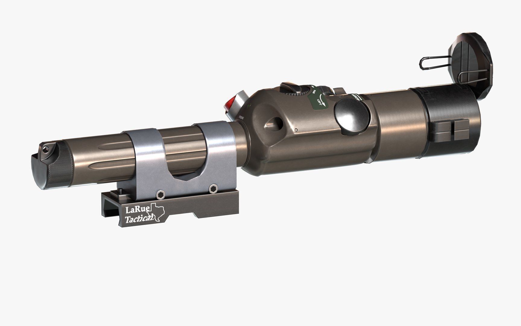 IZLID ULTRA High Power IR Laser LODs Game Ready Low-poly 3D model_19