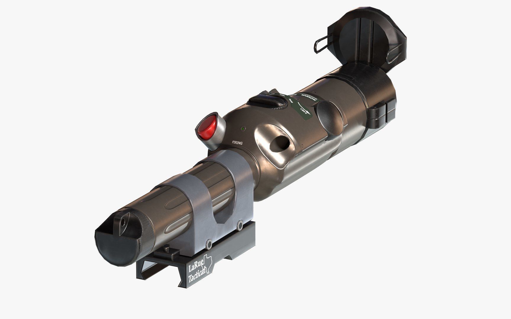 IZLID ULTRA High Power IR Laser LODs Game Ready Low-poly 3D model_12