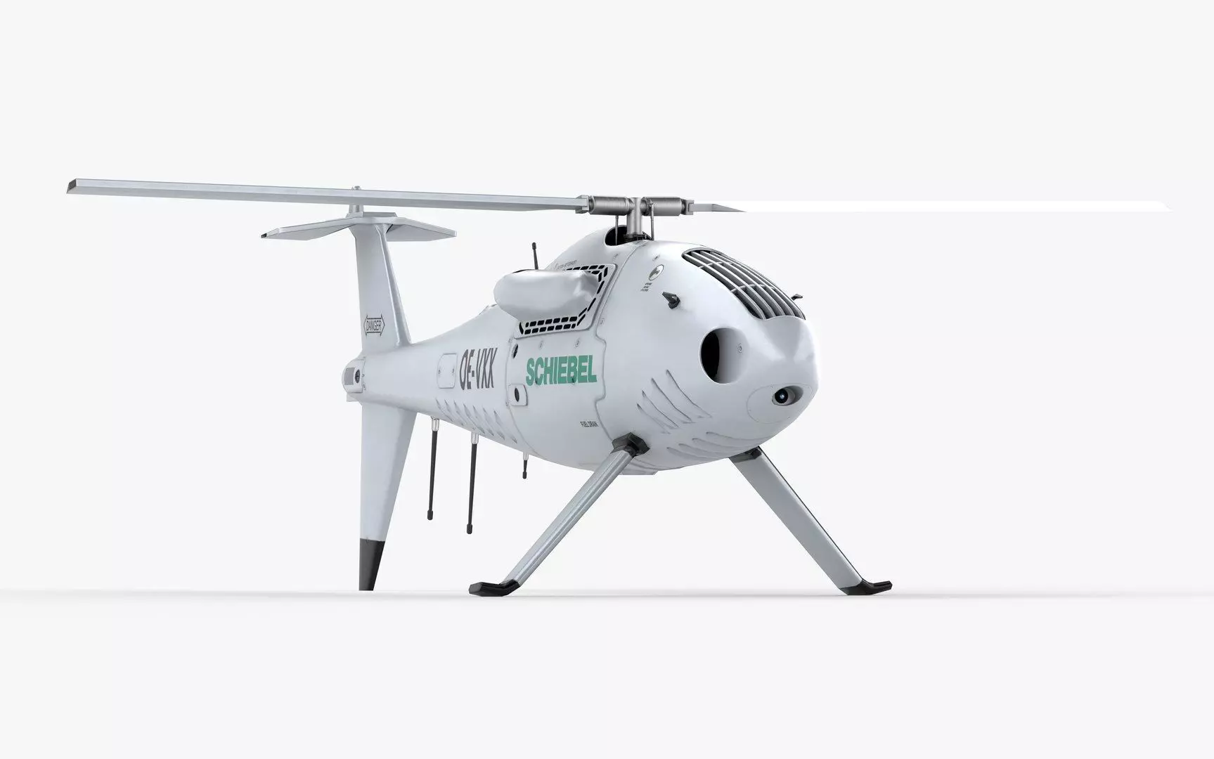 Camcopter S-100 LODs Game Ready Low-poly 3D model_0