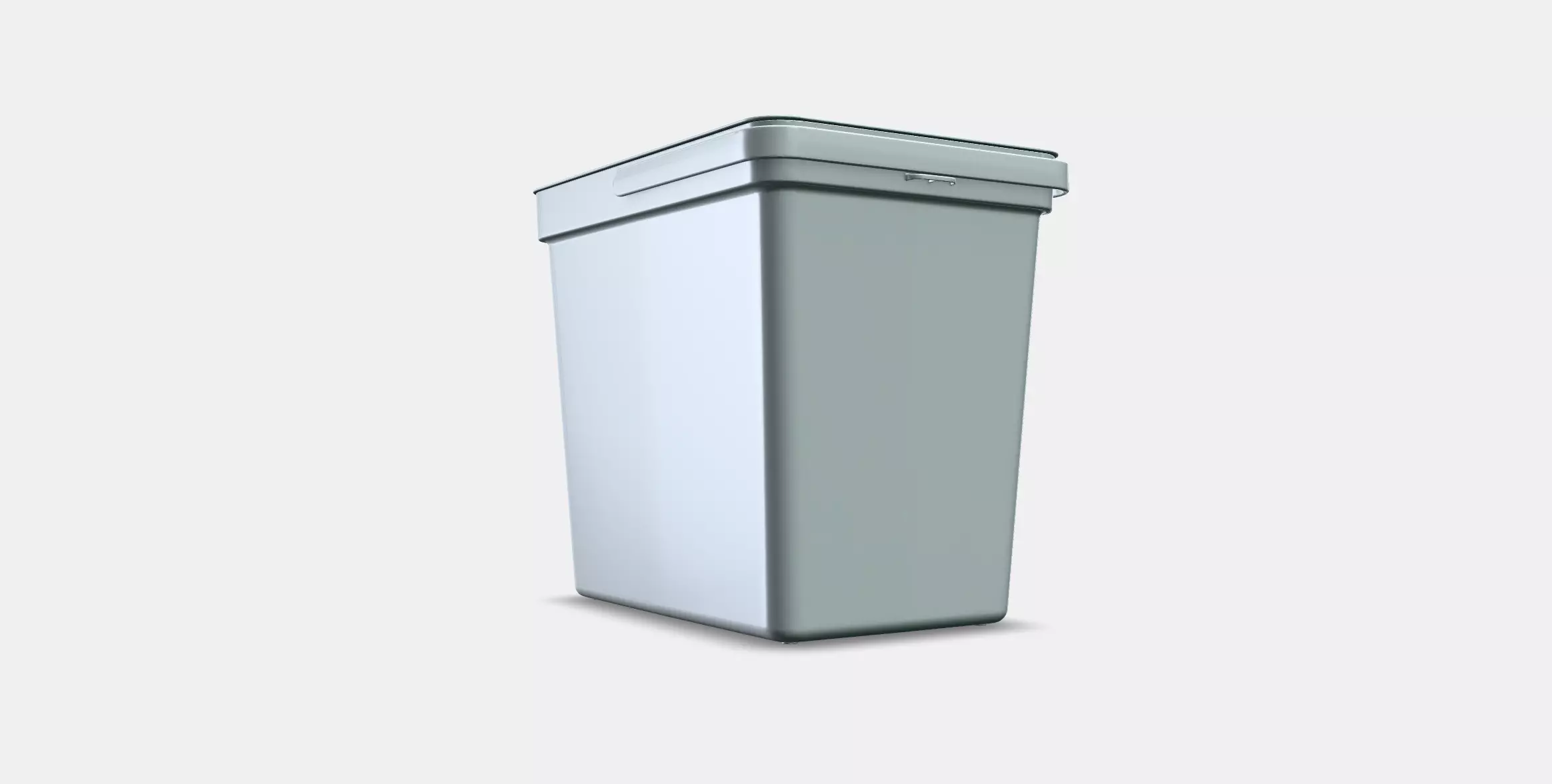 HALLBAR container with lid Low-poly 3D model