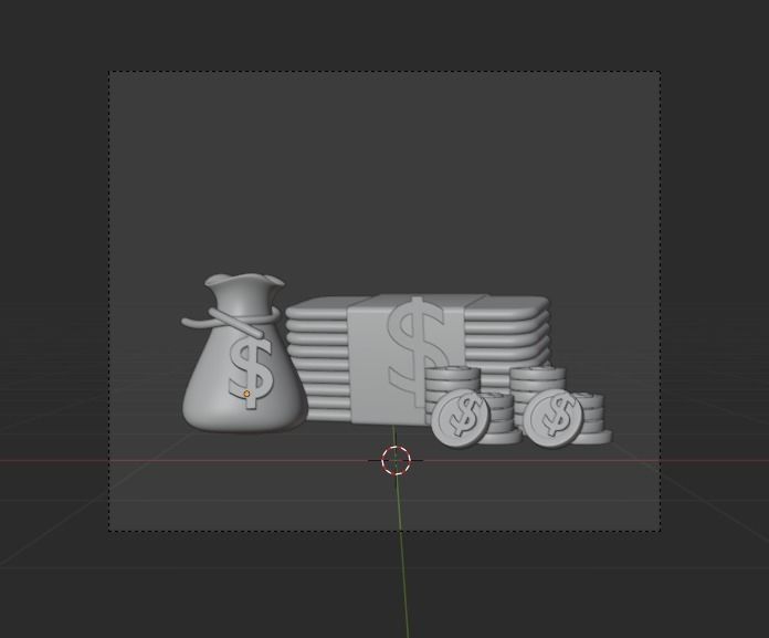 Online Business 3d Illustration  Icon Pack 3D model_46