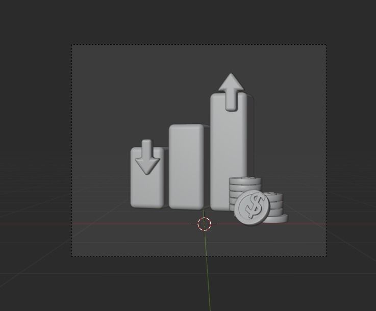 Online Business 3d Illustration  Icon Pack 3D model_36