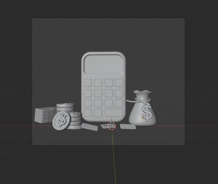 Online Business 3d Illustration  Icon Pack 3D model_38