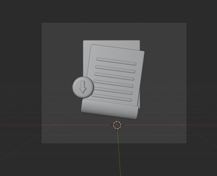 Online Business 3d Illustration  Icon Pack 3D model_34