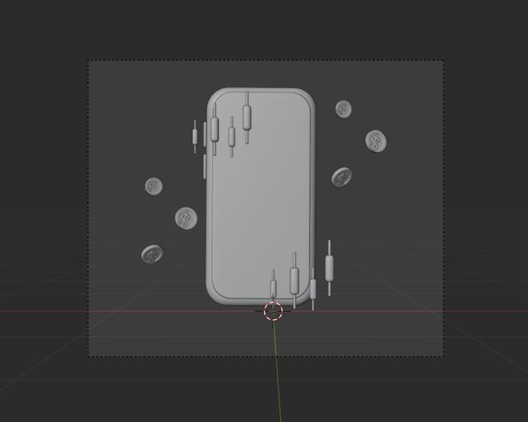 Online Business 3d Illustration  Icon Pack 3D model_44