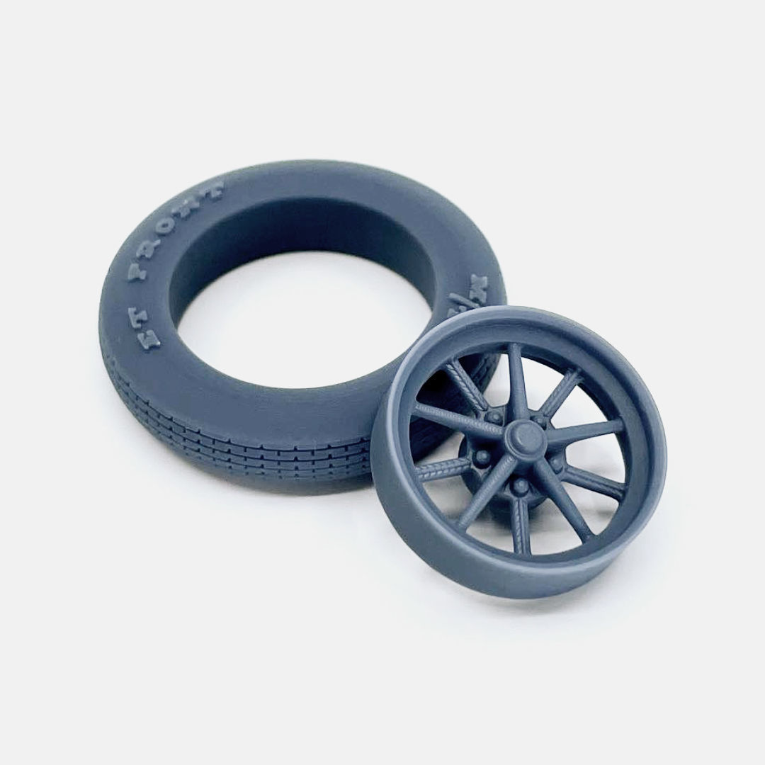 15x4 ET Gasser Wheel Mickey Thompson ET Front Tire 3D print model_7