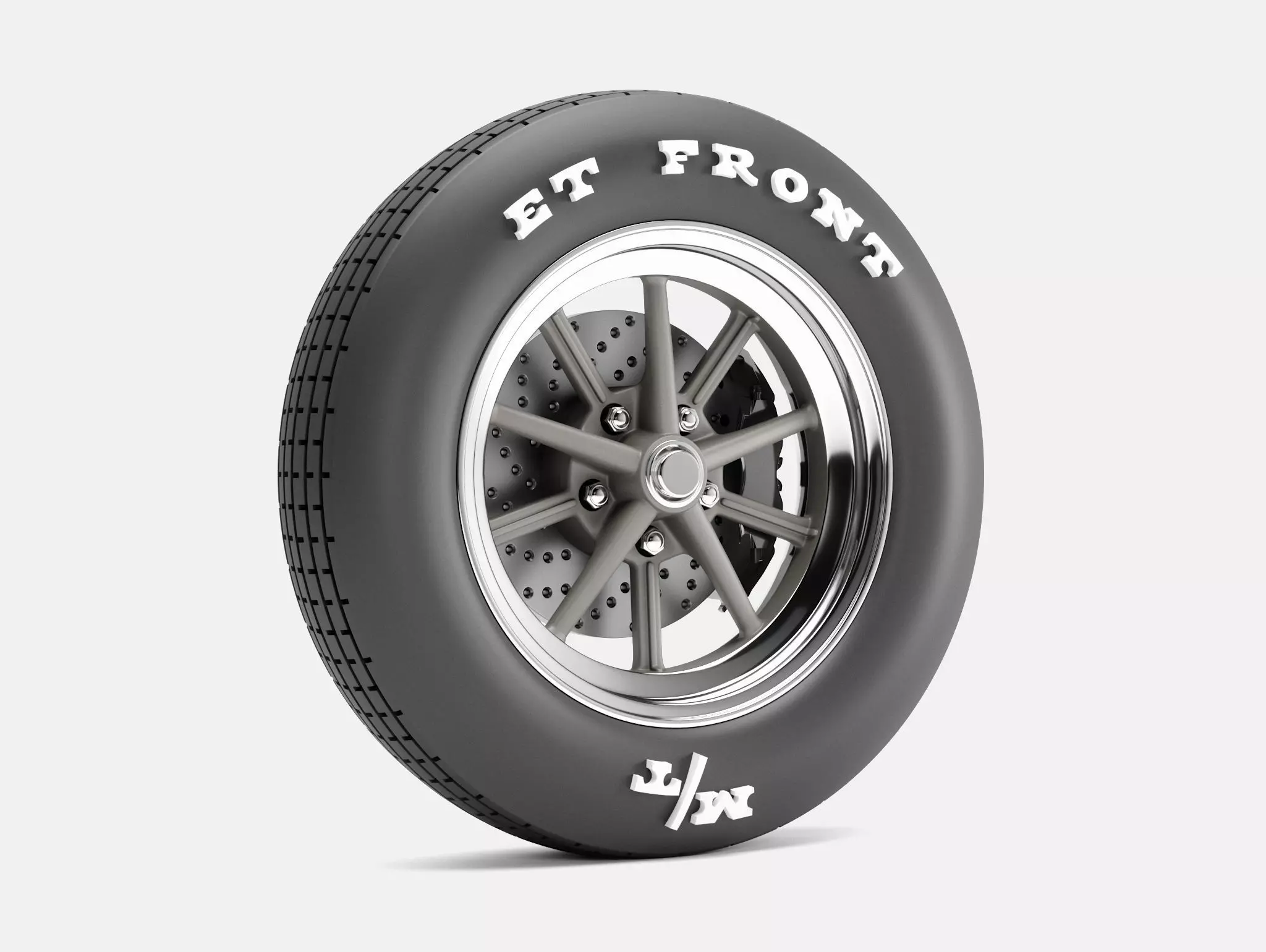 15x4 ET Gasser Wheel Mickey Thompson ET Front Tire 3D print model_0