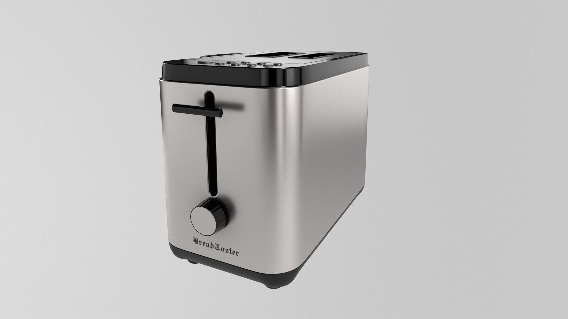 Bread Maker Low-poly 3D model_4