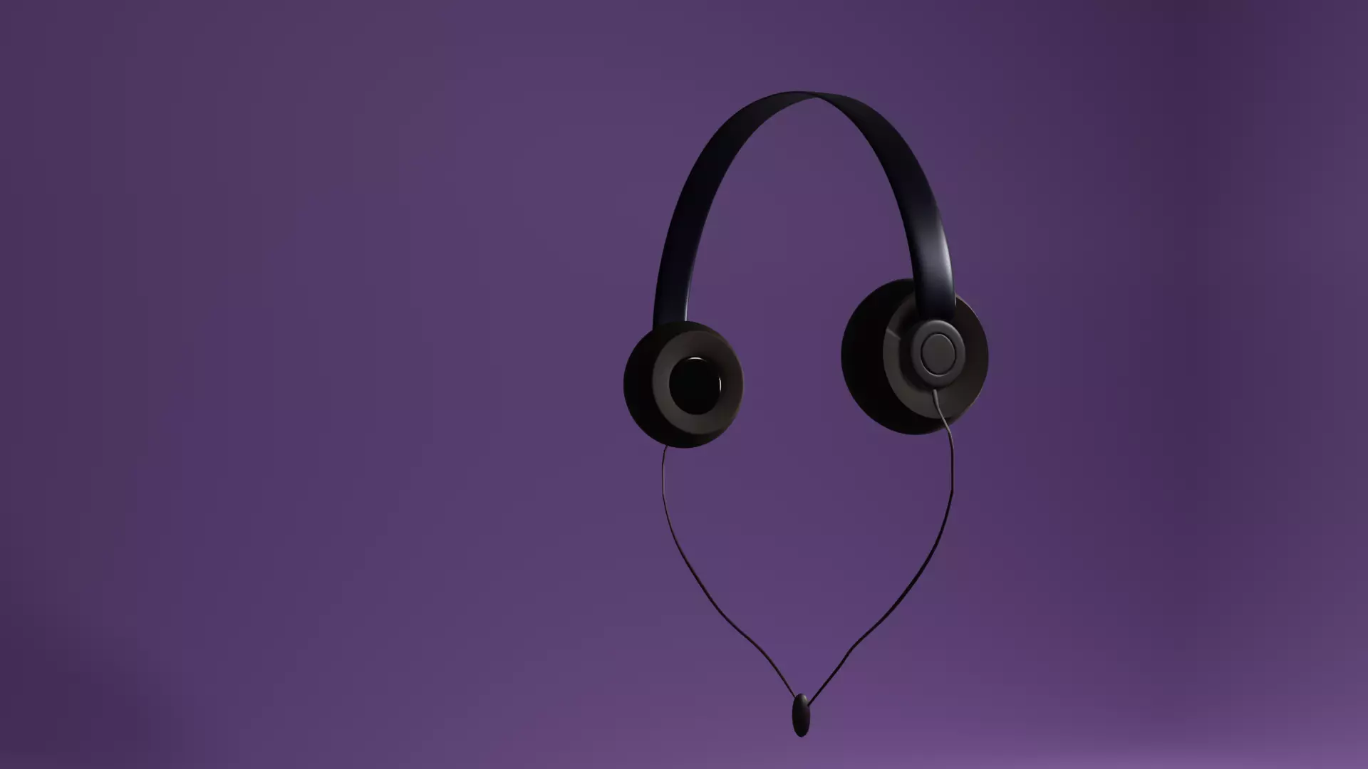 headphone- Free low-poly 3D model_0